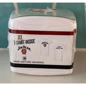 Jim Beam Bourbon Whiskey White Indiana Rally Your Pit Crew T-Shirt Size XL